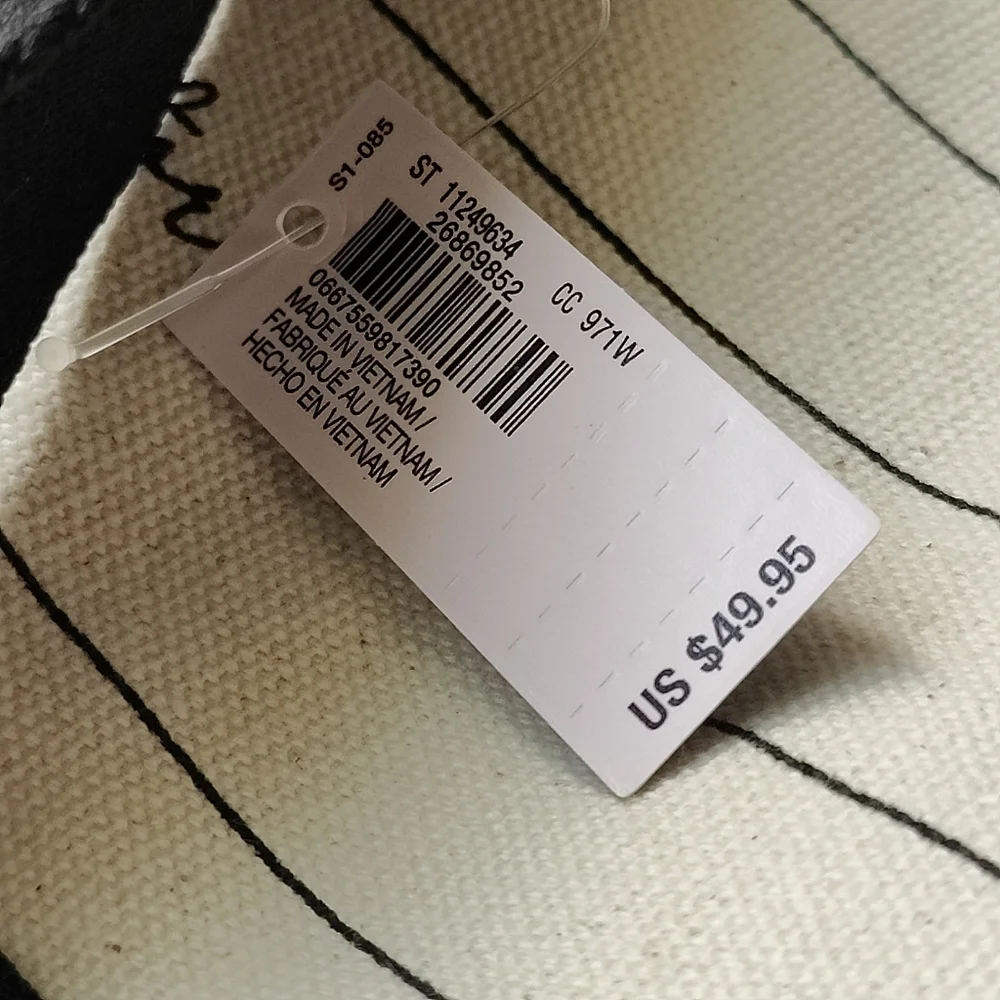 NWT VICTORIA'S SECRET LOGO CANVAS TOTE